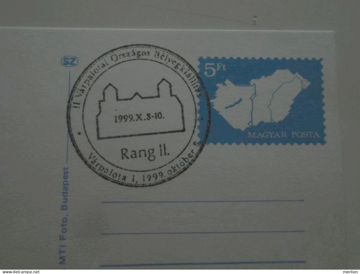 D201097  Hungary Postal Stationery Entier -Ganzsache - 5 Ft   MTI Gehring - 9000517/1,7,19,24  VÁRPALOTA - Postwaardestukken