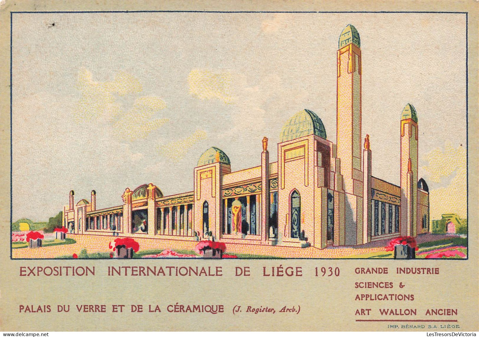 BELGIQUE - Exposition Internationale De Liège 1930 - Palais Du Verre Et De La Céramique - Carte Postale Ancienne - Liege