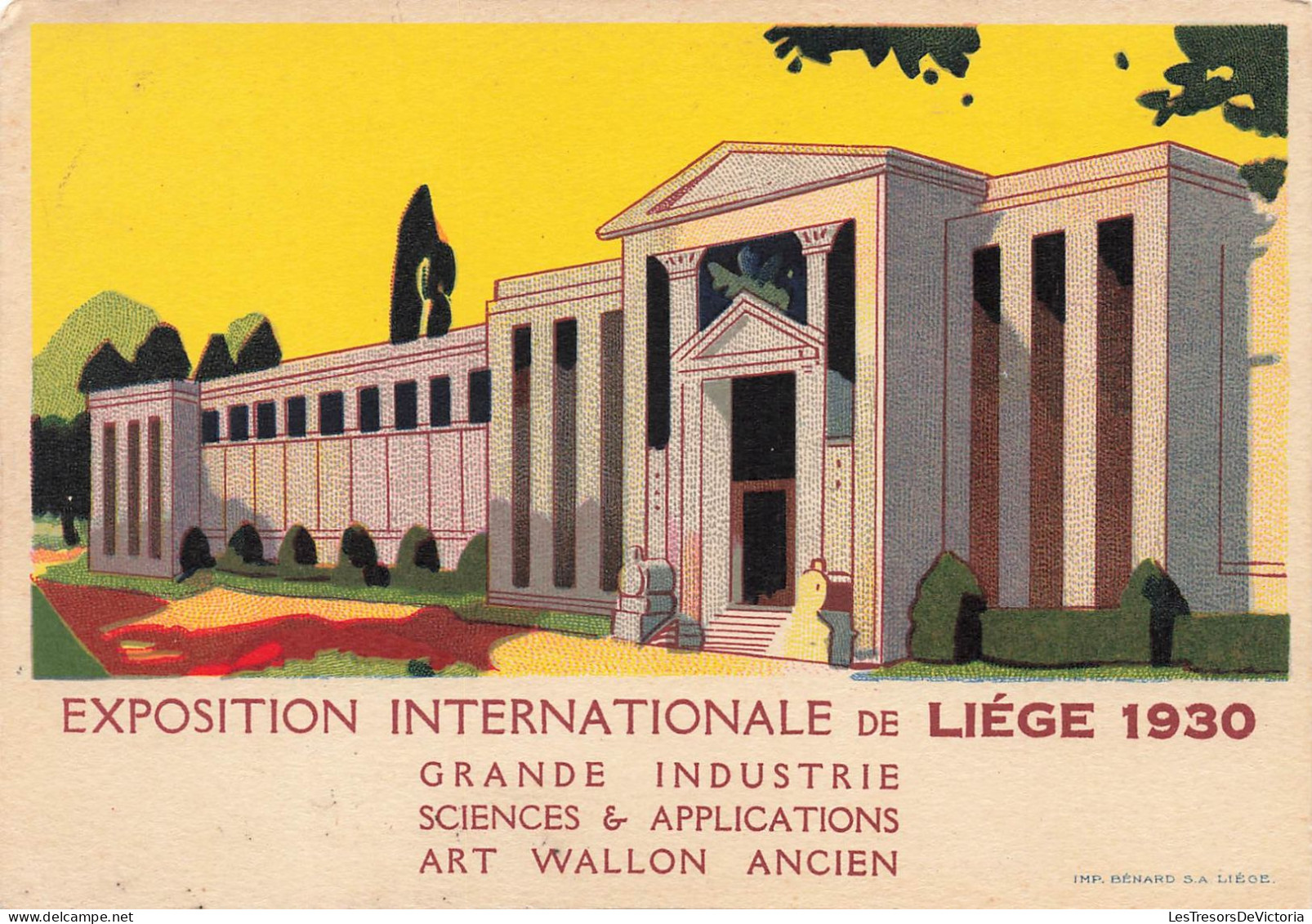 BELGIQUE - Exposition Internationale De Liège 1930 - Grande Industrie Sciences & Applications - Carte Postale Ancienne - Liege