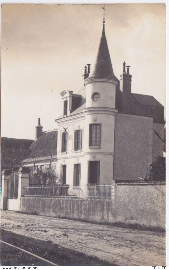 37 - CARTE - PHOTO RARE - VALLIERES COMMUNE DE FONDETTES CHEZ MME TREMBALY A L'ETOILE - Fondettes