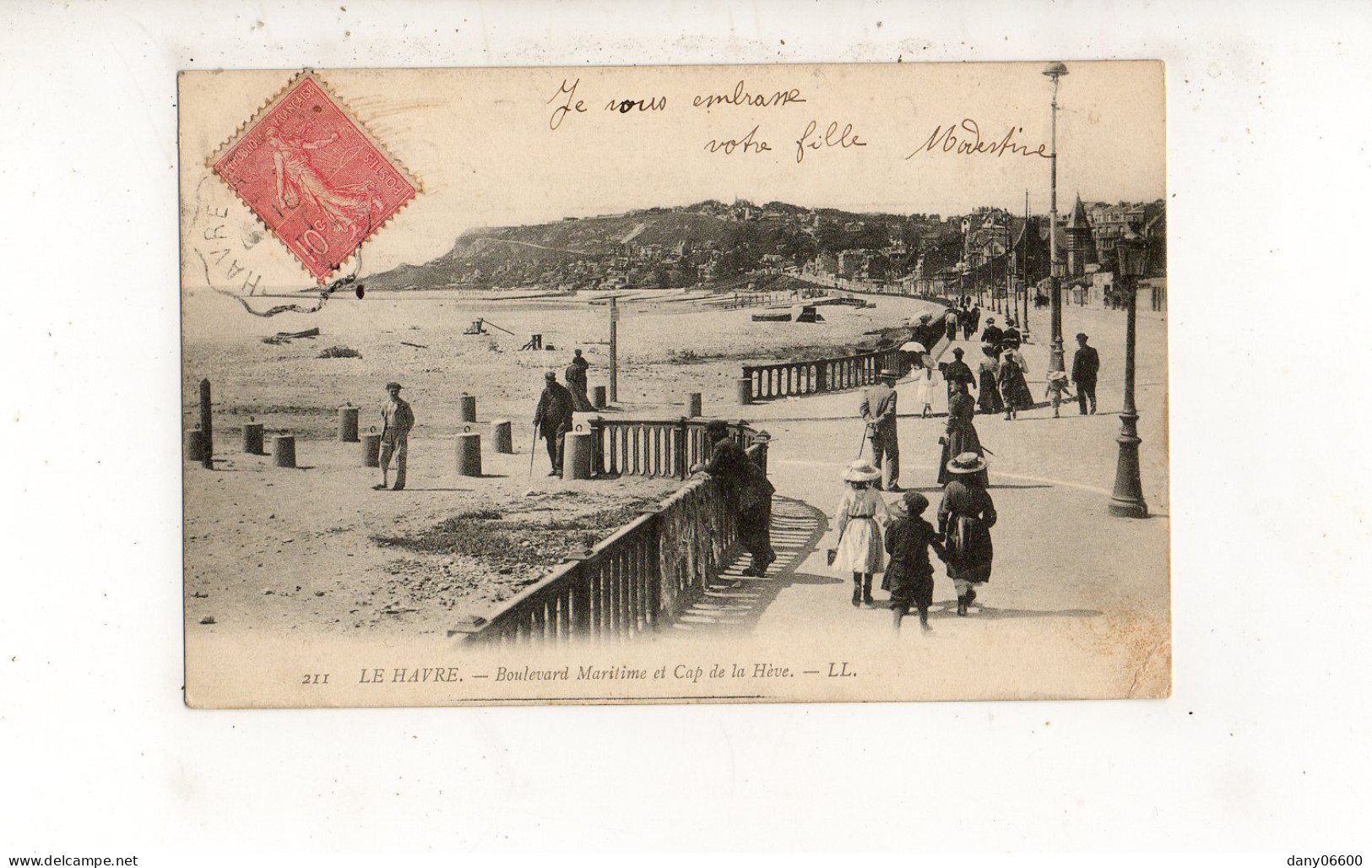 LE HAVRE - Boulevard Maritime Et Cap De La Hève  (carte Animée) - Cap De La Hève