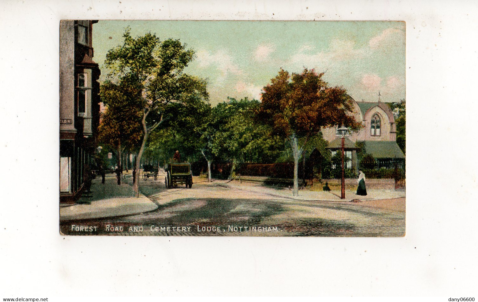 NOTTINGHAM - Forest Road And Cemetery Lodge (carte Animée) - Nottingham