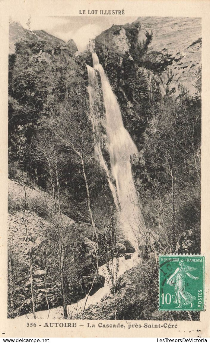 FRANCE - Autoire - La Cascade - Près Saint Céré - Carte Postale Ancienne - Figeac