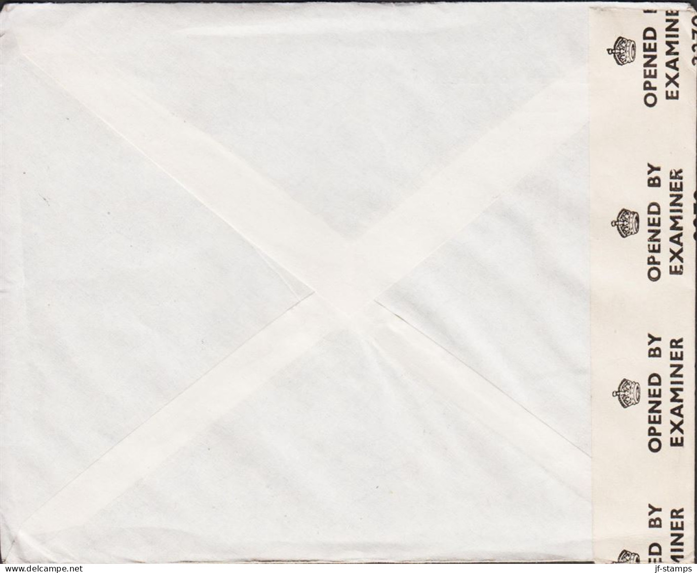 1945. TÜRKIYE. Censored Cover Par Avion OAT To Storebro, Sweden Via London With 2 Ex... (Michel 1127+ C 62 +) - JF542660 - Nuovi