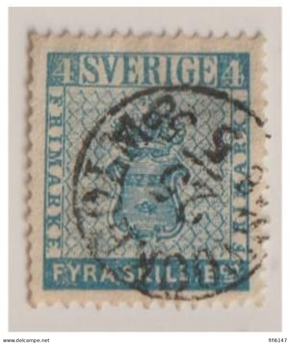 SUEDE --Facit N° 2 --oblitéré  1858 - Used Stamps