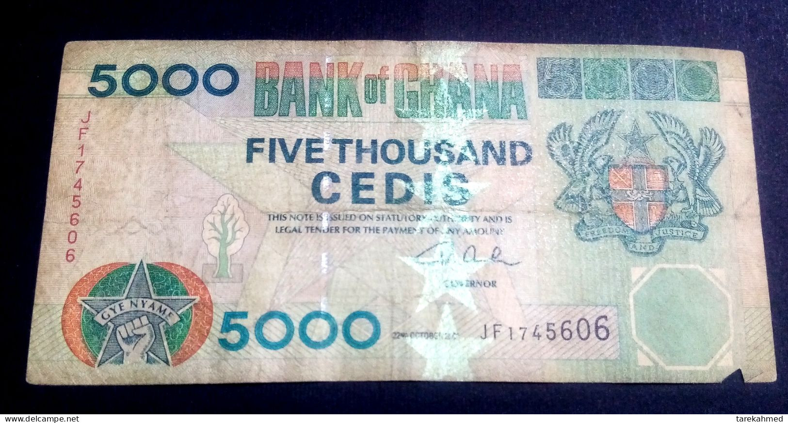 Ghana - 5000 Cedis - 2001, VF - Ghana