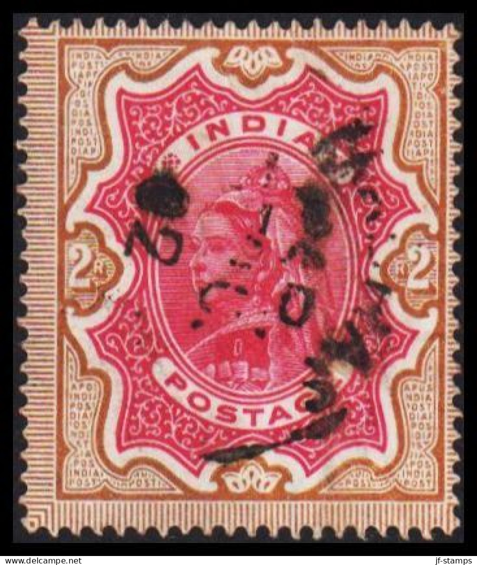 1895. INDIA. Victoria 2 R.  - JF542695 - 1858-79 Kronenkolonie