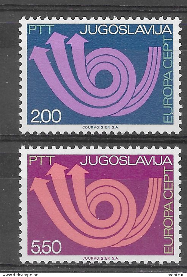 Yugoslavia 1973.  Europa Mi 1507-08  (**) - 1973