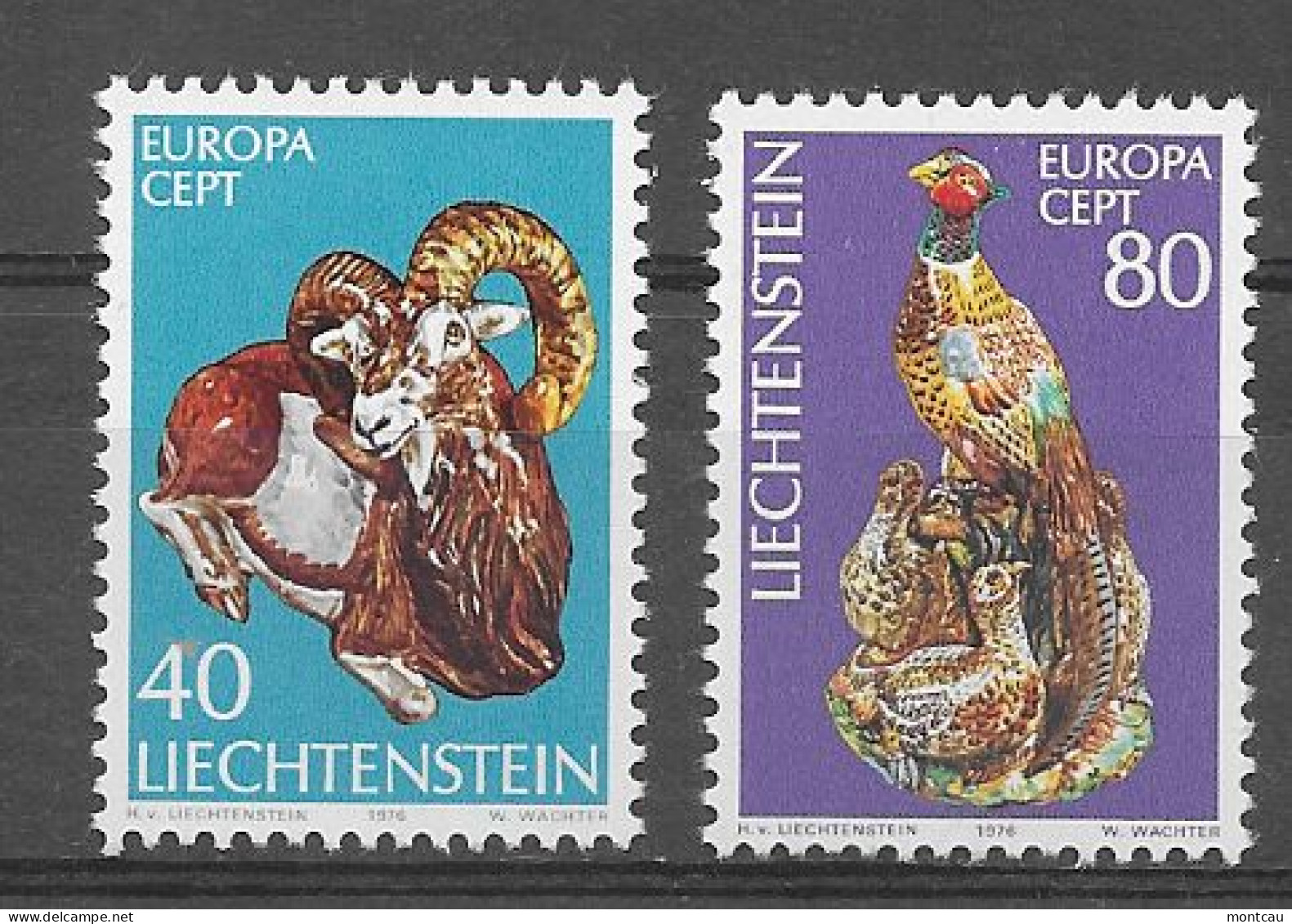 Liechtenstein 1976.  Europa Mi 642-43  (**) - 1976