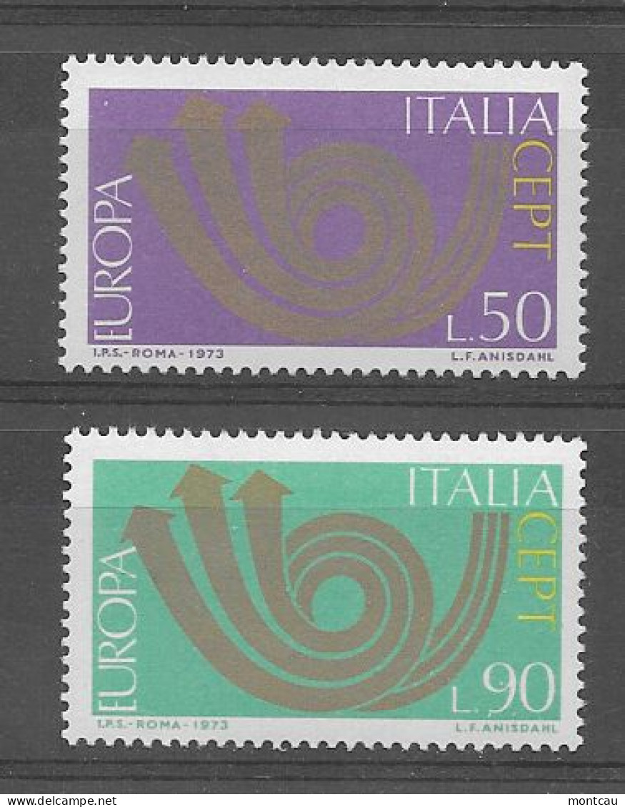 Italia 1973.  Europa Mi 1409-10  (**) - 1973