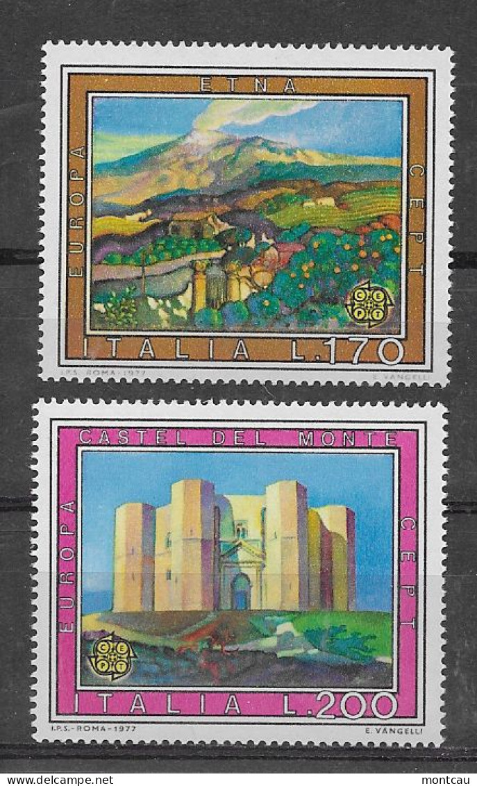 Italia 1977.  Europa Mi 1567-68  (**) - 1977