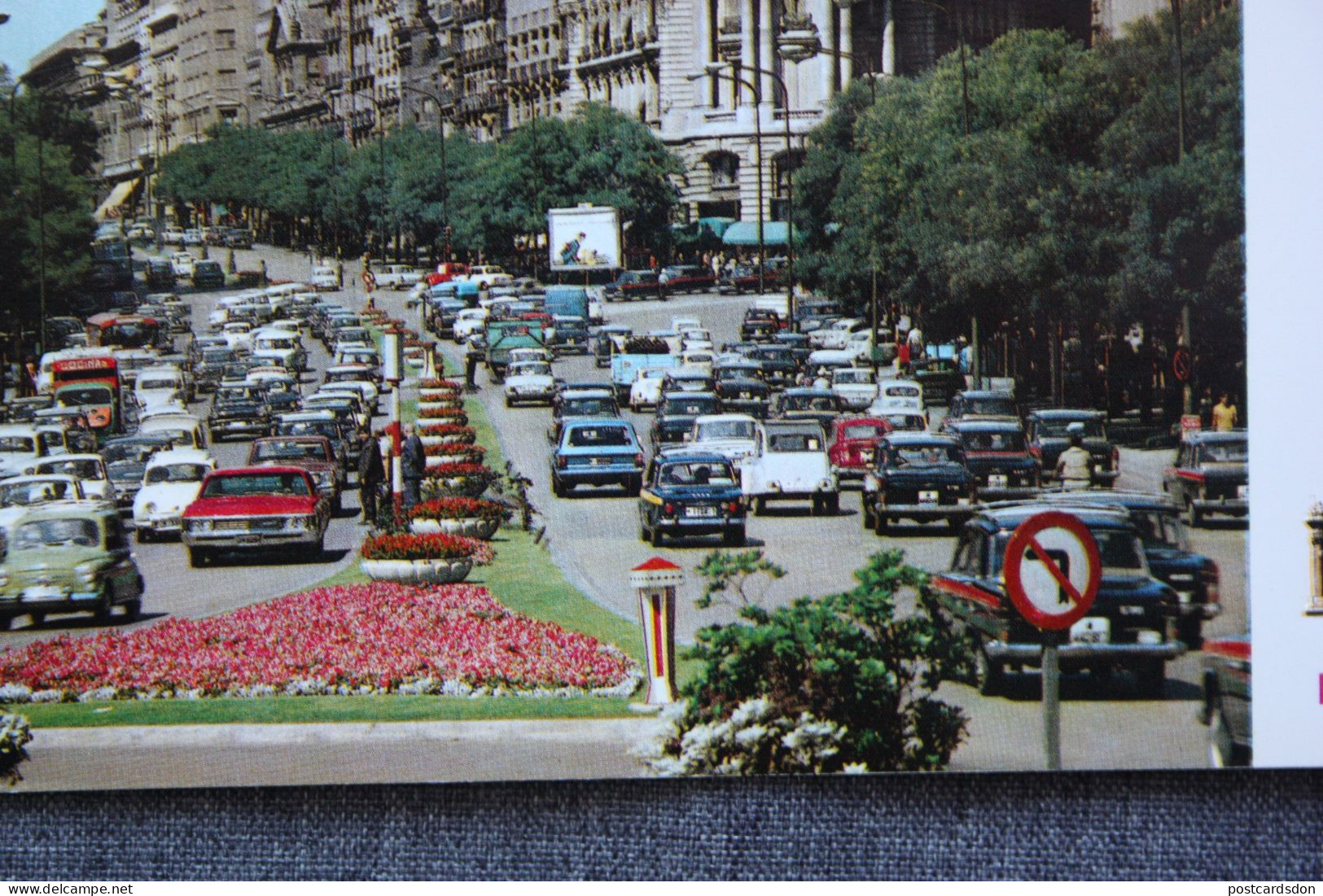 Madrid.  Calle De Alcala (WITH Taxi CAR Seat 1500) - Taxis & Fiacres