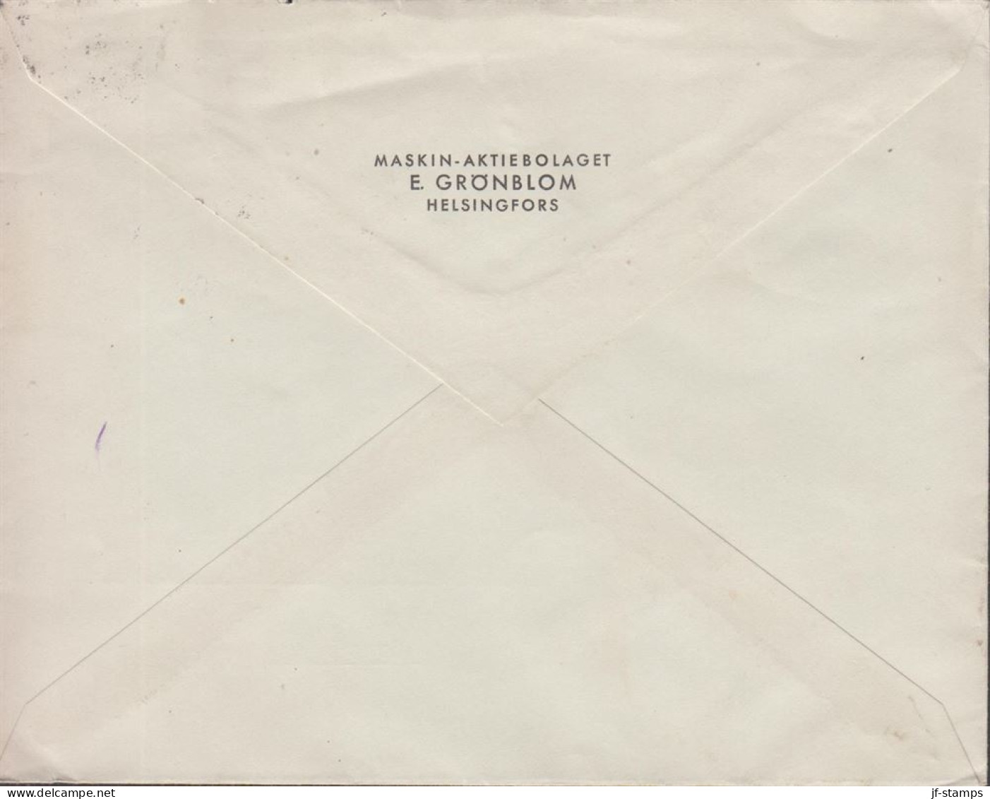 1940. FINLAND. Very Early Censored Cover To Storebro Sverige Par Avion Cancelled With Private Machine Canc... - JF542801 - Brieven En Documenten