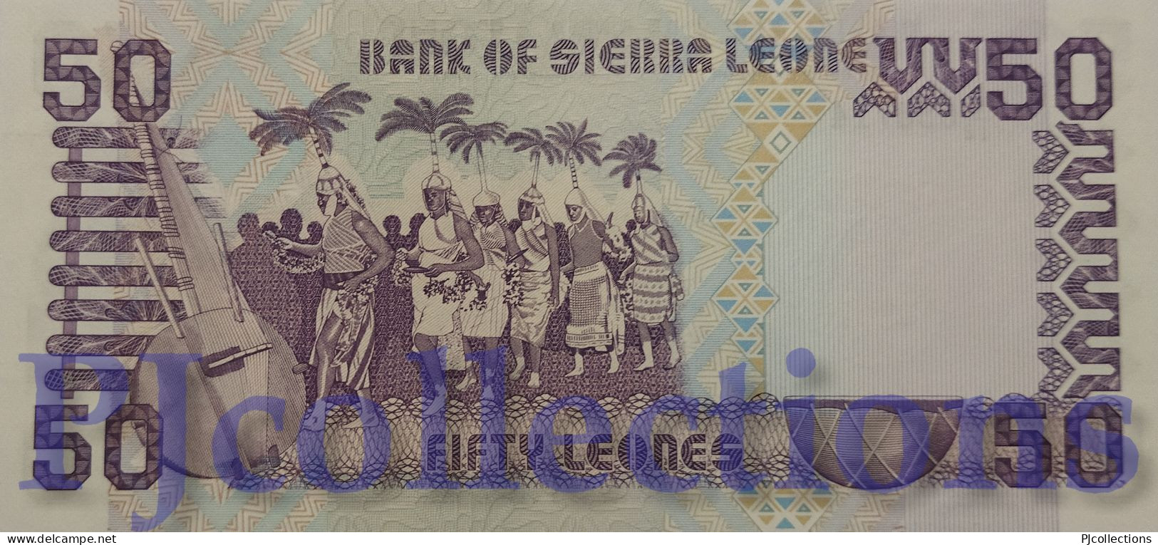 SIERRA LEONE 50 LEONES 1988 PICK 17a UNC - Sierra Leona