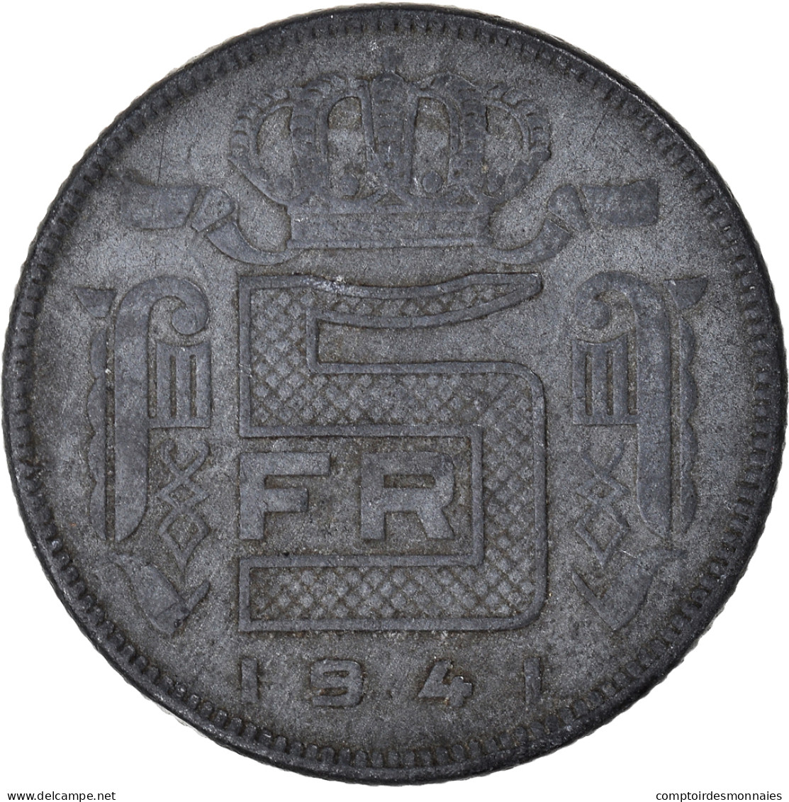 Monnaie, Belgique, 5 Francs, 1941 - 5 Francs