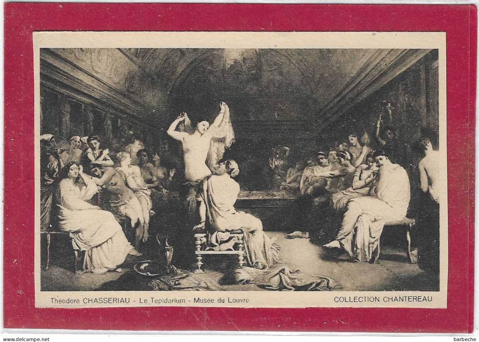 MUSEE DU LOUVRE Théodore CHASSERIAU Le Tepidarium - Museum