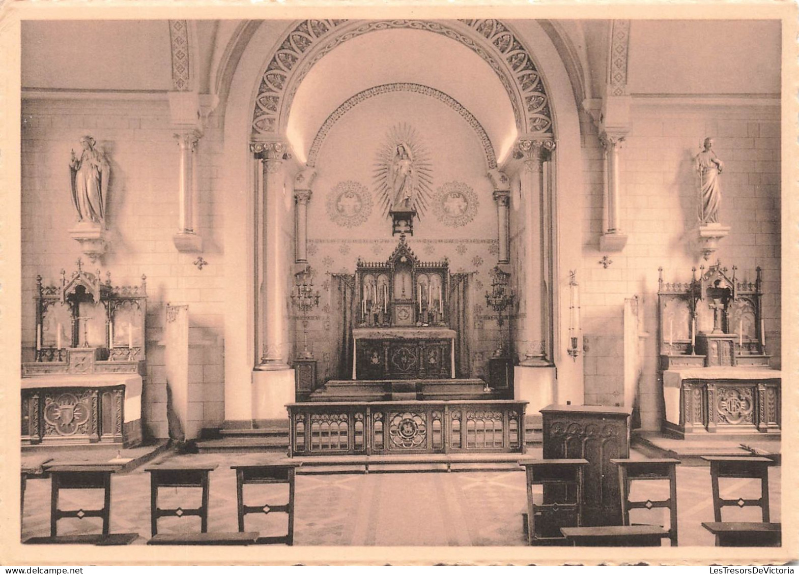 BELGIQUE - Vue Générale à L'intérieur D'une Maison De Retraites - N D De XHODEMONT - Liège - Carte Postale Ancienne - Liège