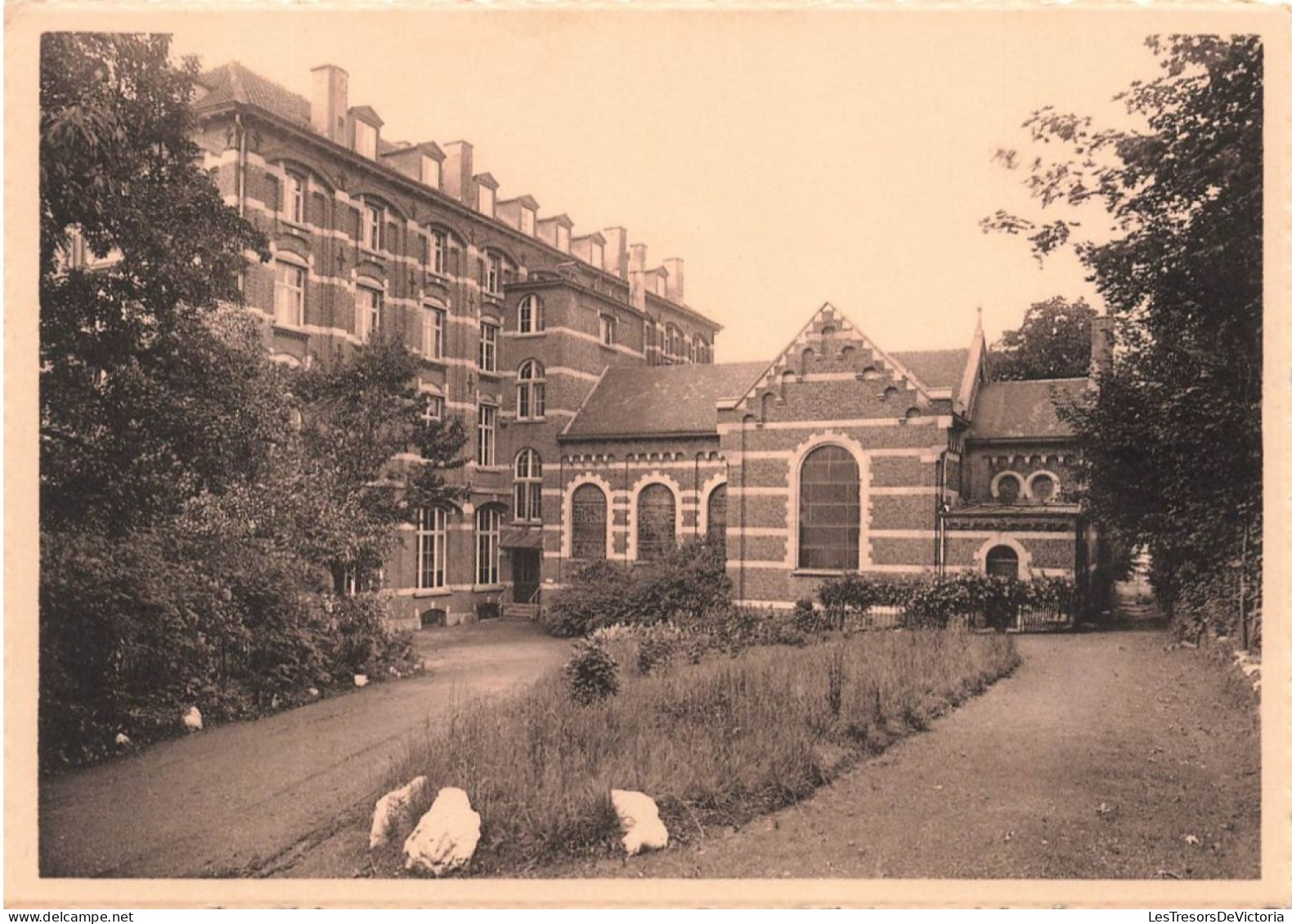 BELGIQUE - Vue Générale De L'extérieur De La Maison De Retraites - N D De XHODEMONT - Liège - Carte Postale Ancienne - Luik