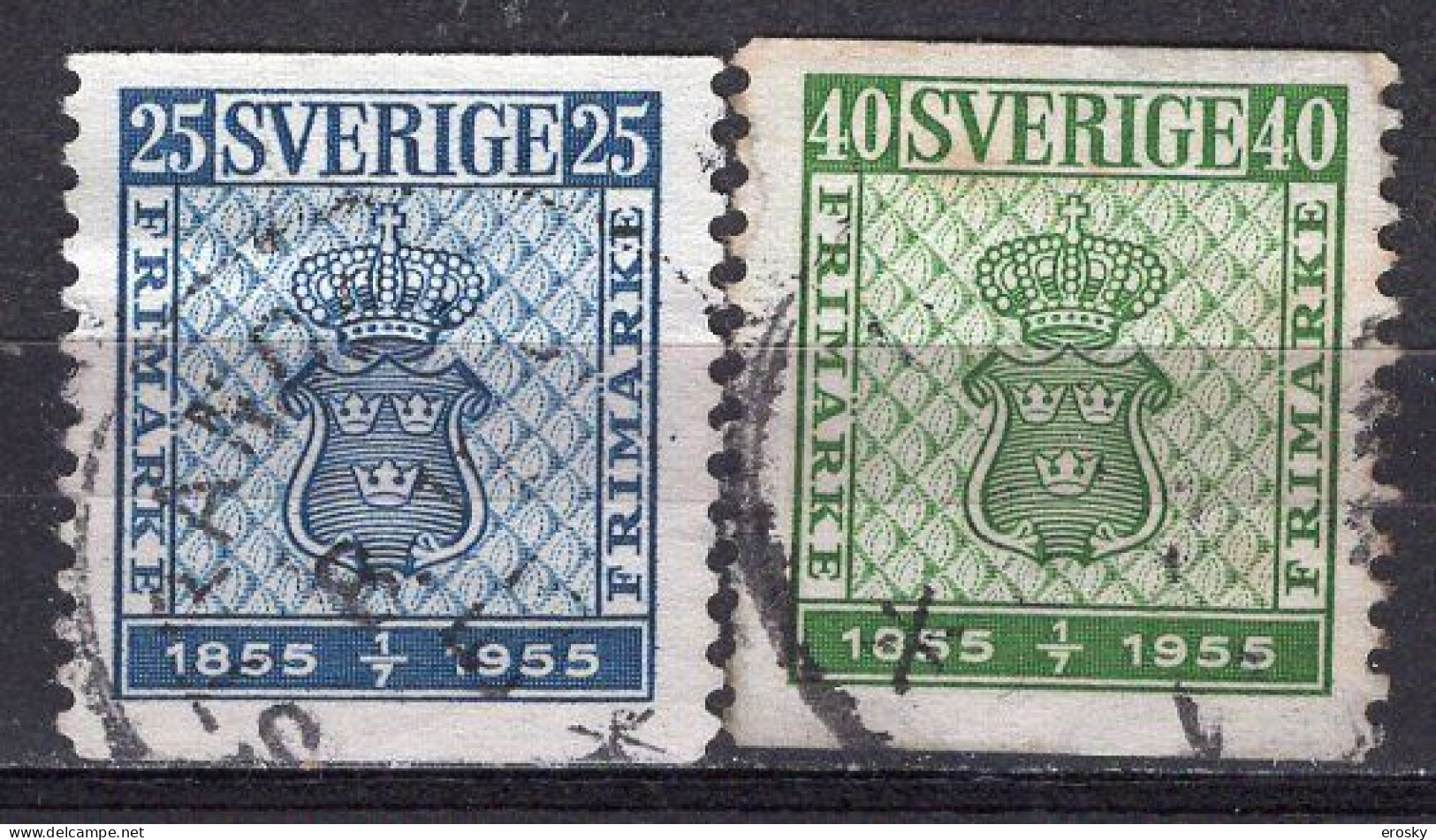 T0783 - SUEDE SWEDEN Yv N°395/96 - Used Stamps