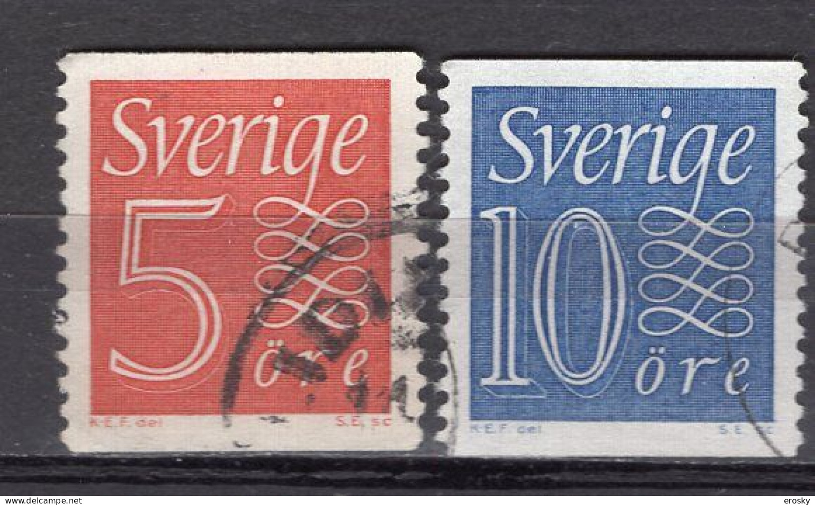 T0787 - SUEDE SWEDEN Yv N°416/17 - Used Stamps