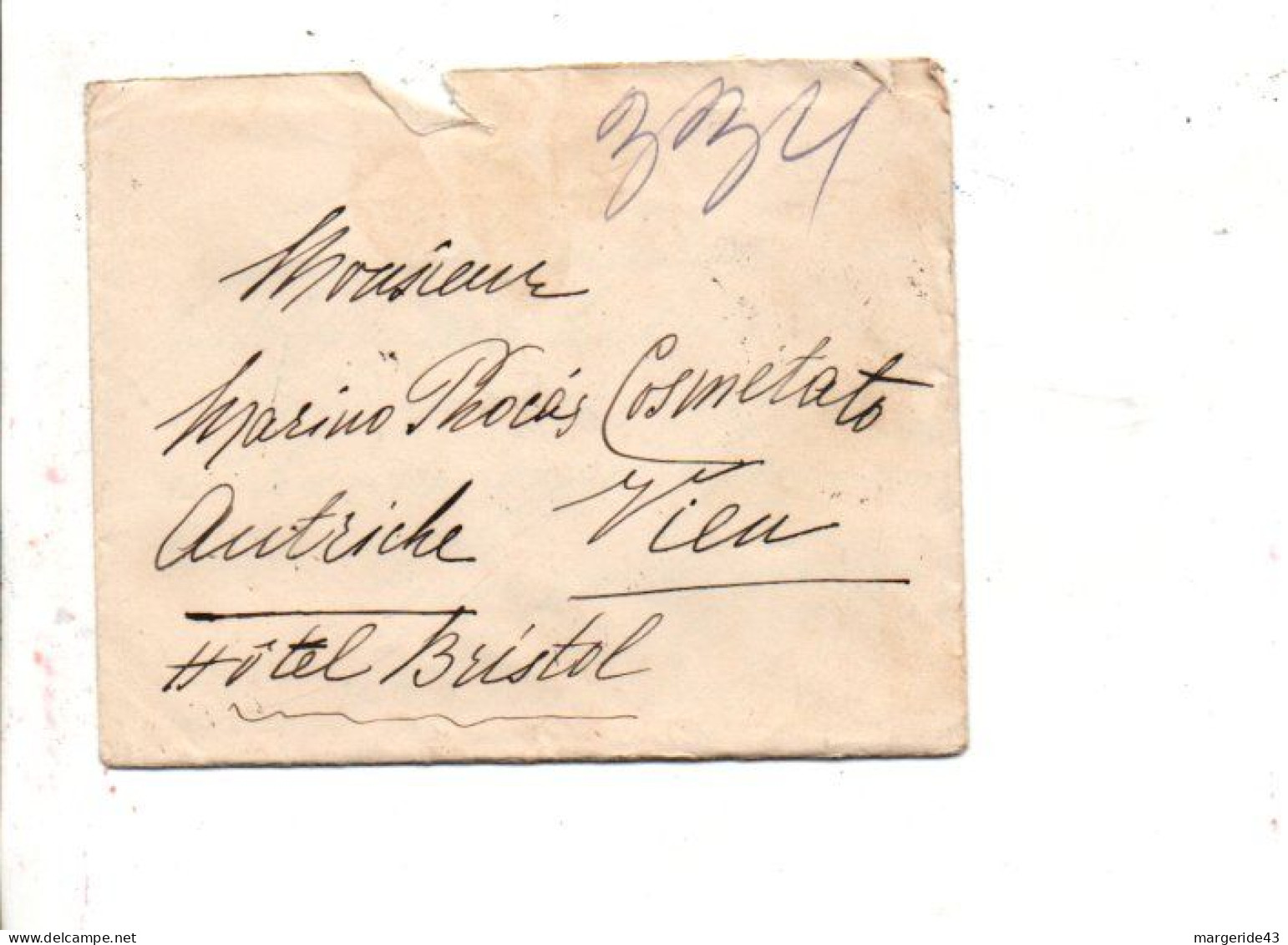 GRECE AFFRANCHISSEMENT COMPOSE SUR LETTRE POUR L'AUTRICHE 1923 - Lettres & Documents