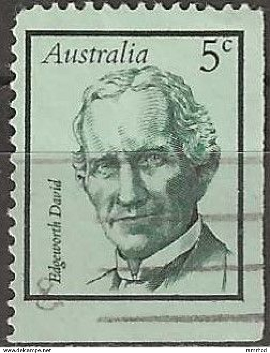 AUSTRALIA 1968 Famous Australians - 5c Edgeworth David (geologist) FU - Gebruikt