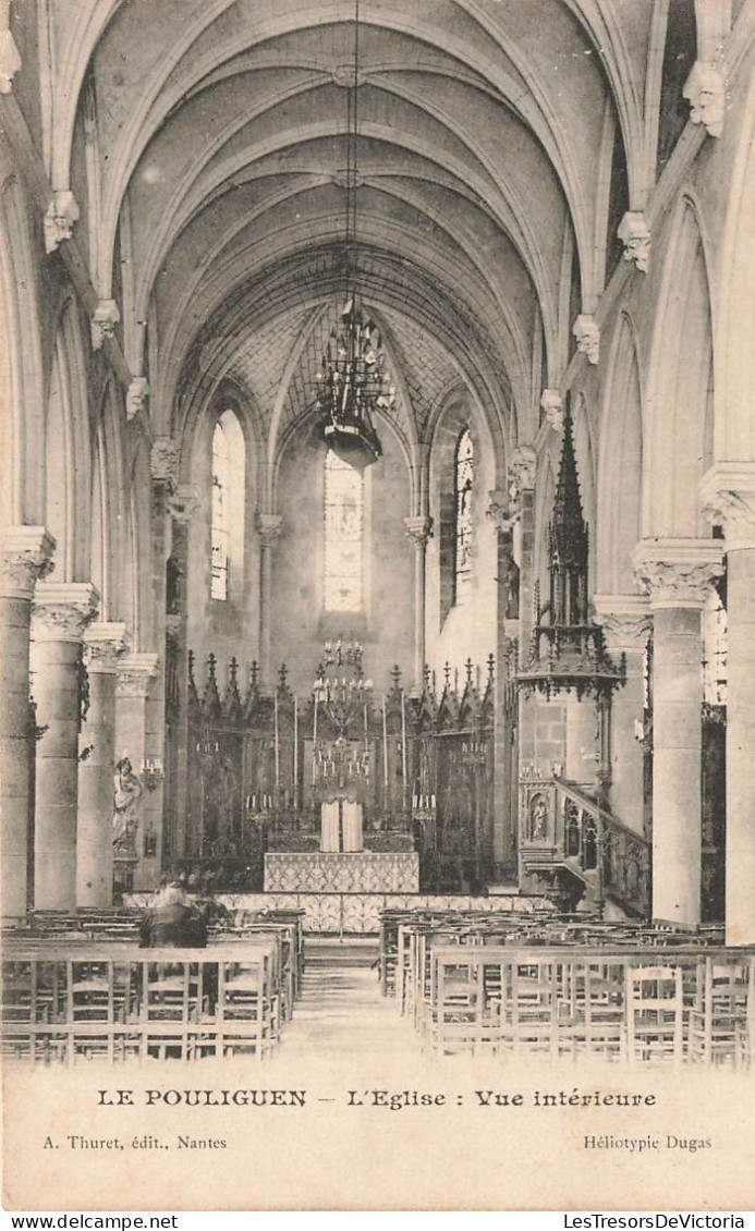 FRANCE - Le Pouliguen - L'église - Vue Intérieure - Carte Postale Ancienne - Le Pouliguen