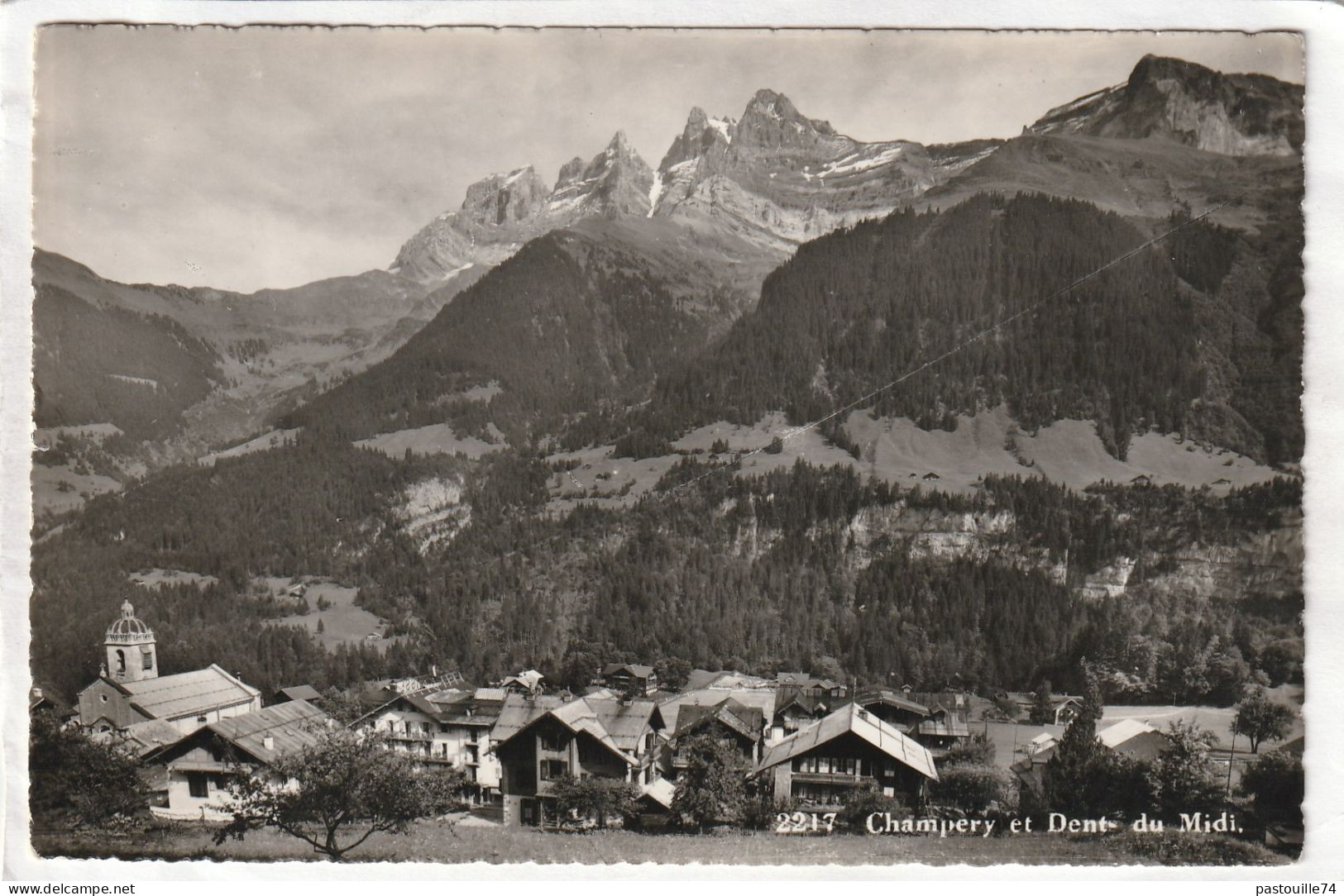 CPSM :  14 X 9  -  Champéry Et Dent Du Midi - Champéry