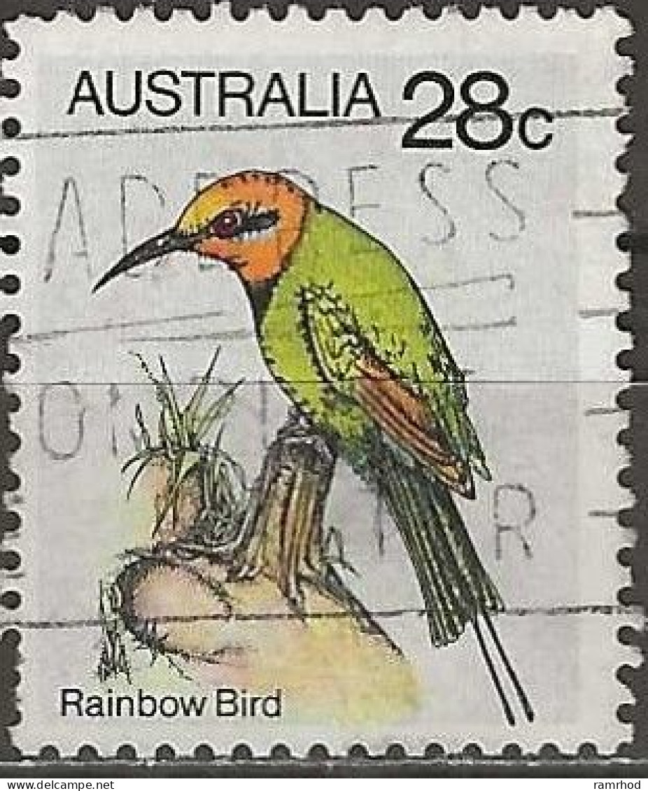 AUSTRALIA 1980 Birds - 28c. - Australian Bee-eater ('Rainbow Bird') FU - Oblitérés