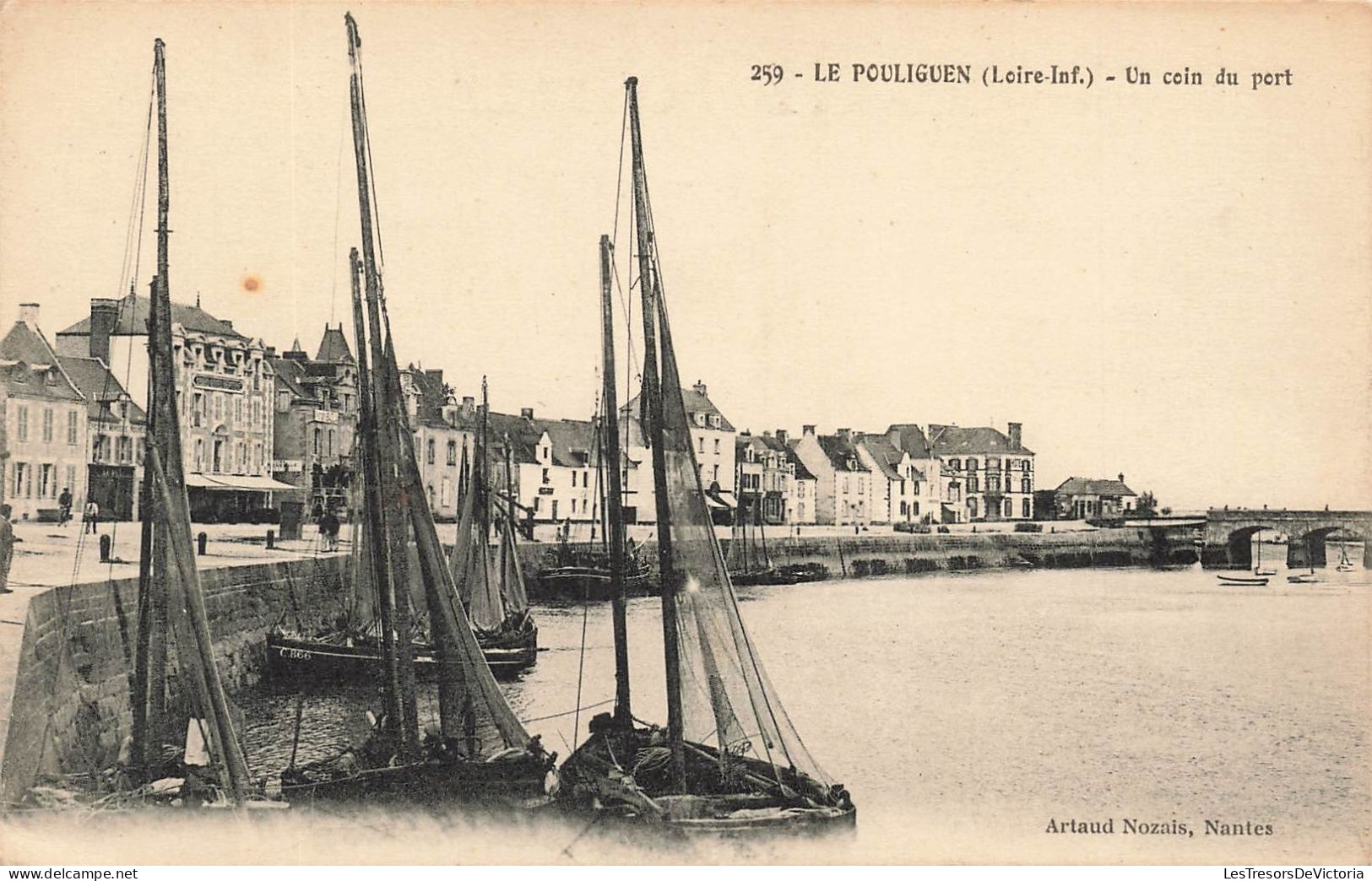 FRANCE - Le Pouliguen - Un Coin Du Port - Carte Postale Ancienne - Le Pouliguen