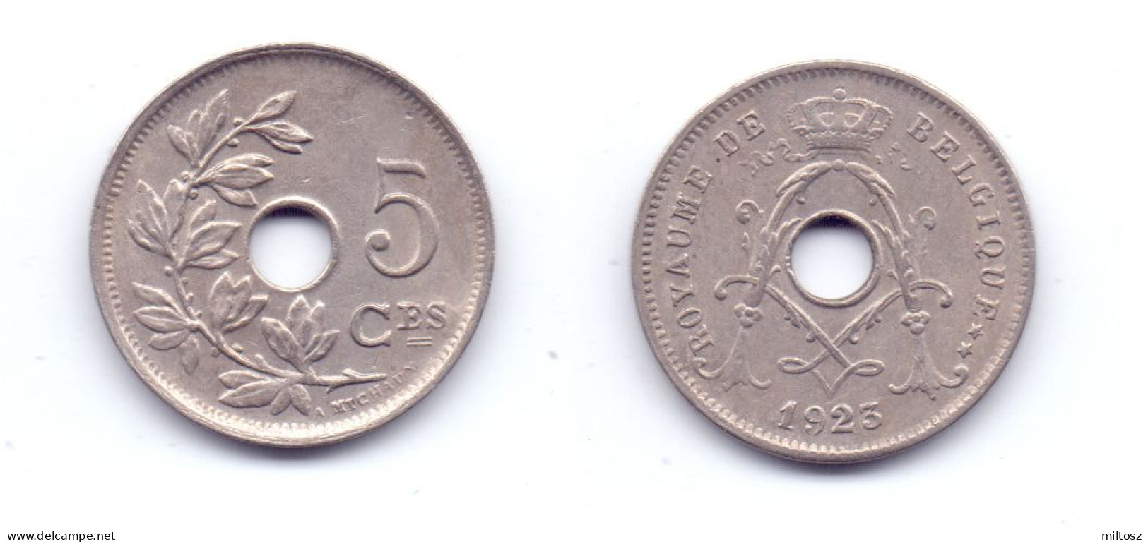 Belgium 5 Centimes 1923 (French Legend) - 5 Centimes