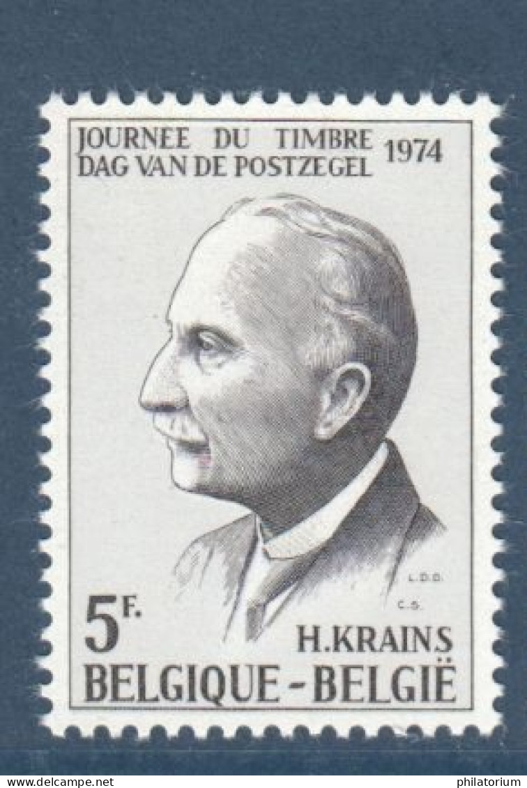 Belgique België, **, Yv 1705, Mi 1765, SG 2349, Hubert Krains (1862-1934), - Neufs