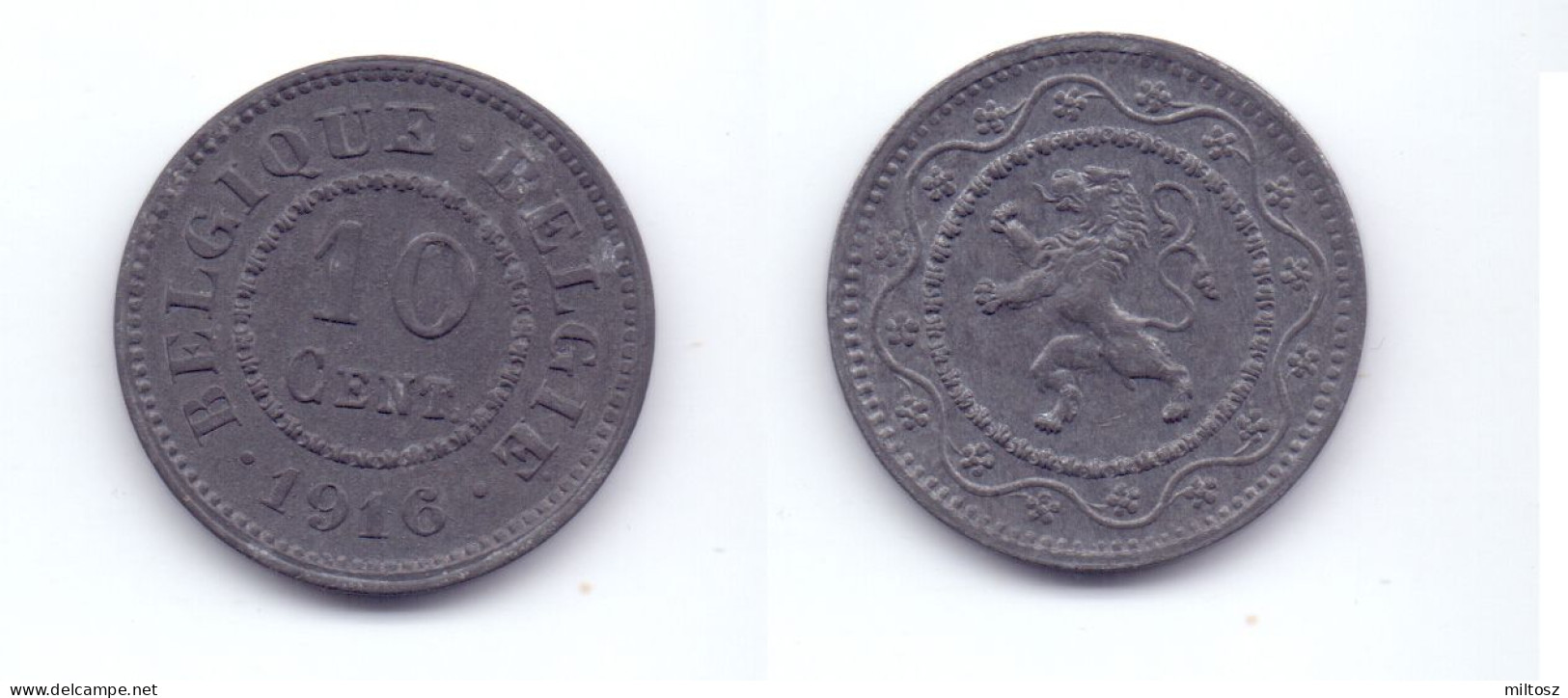 Belgium 10 Centimes 1916 WWI Issue (.1916.) - 10 Cents