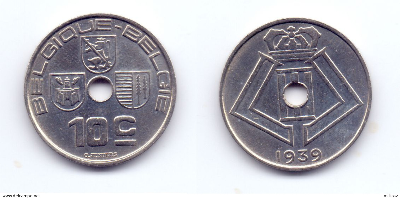 Belgium 10 Centimes 1939 BELGIQUE-BELGIE - 10 Cents