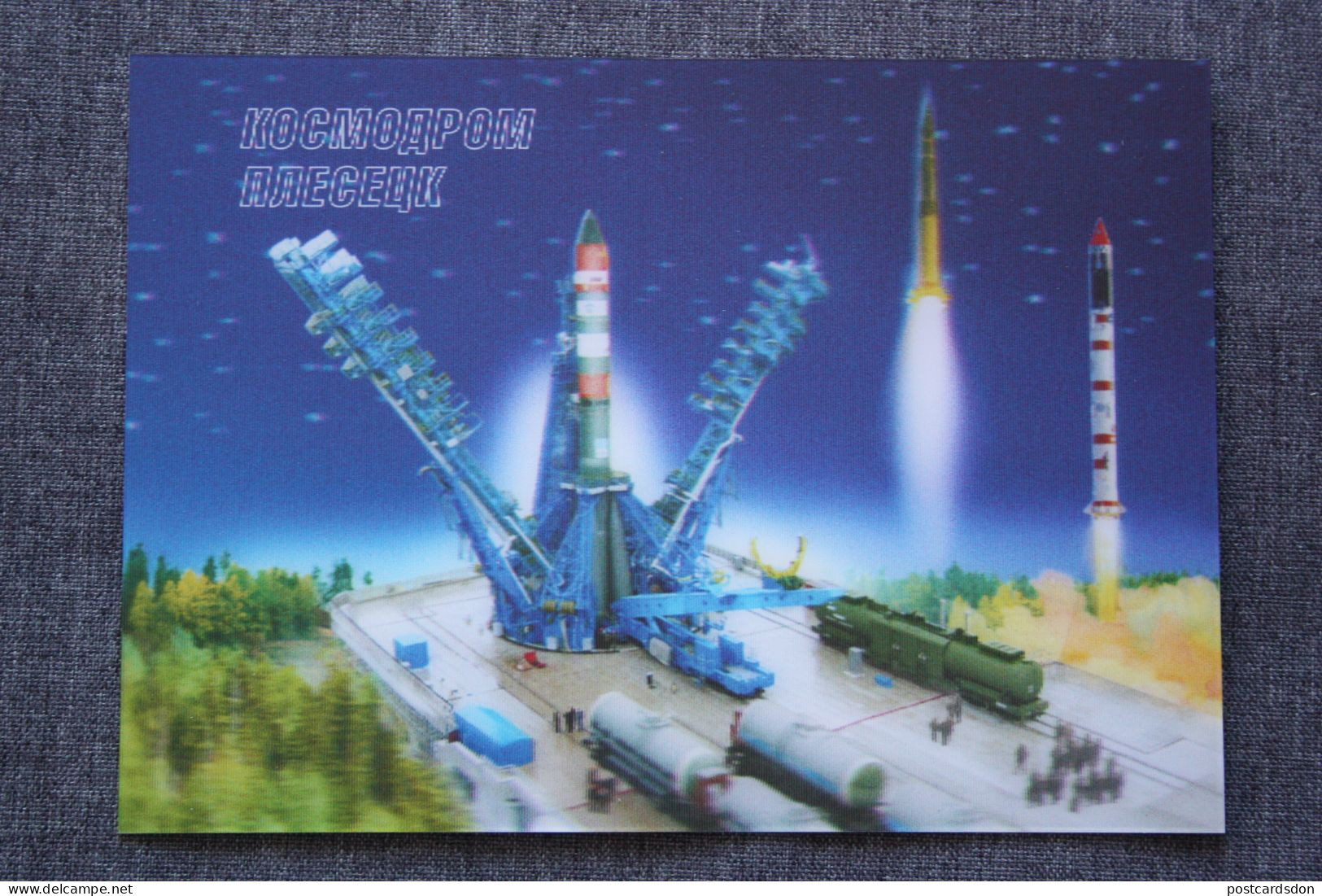 Russia, Mirny, Plesetsk Cosmodrome , "Rokot" Rocket  - Rare Modern Postcard - Space - Espace