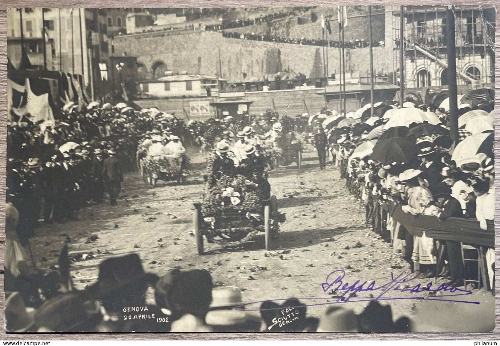 CORSO DEI FIORI - GENOVA 1902 - Manifestaciones