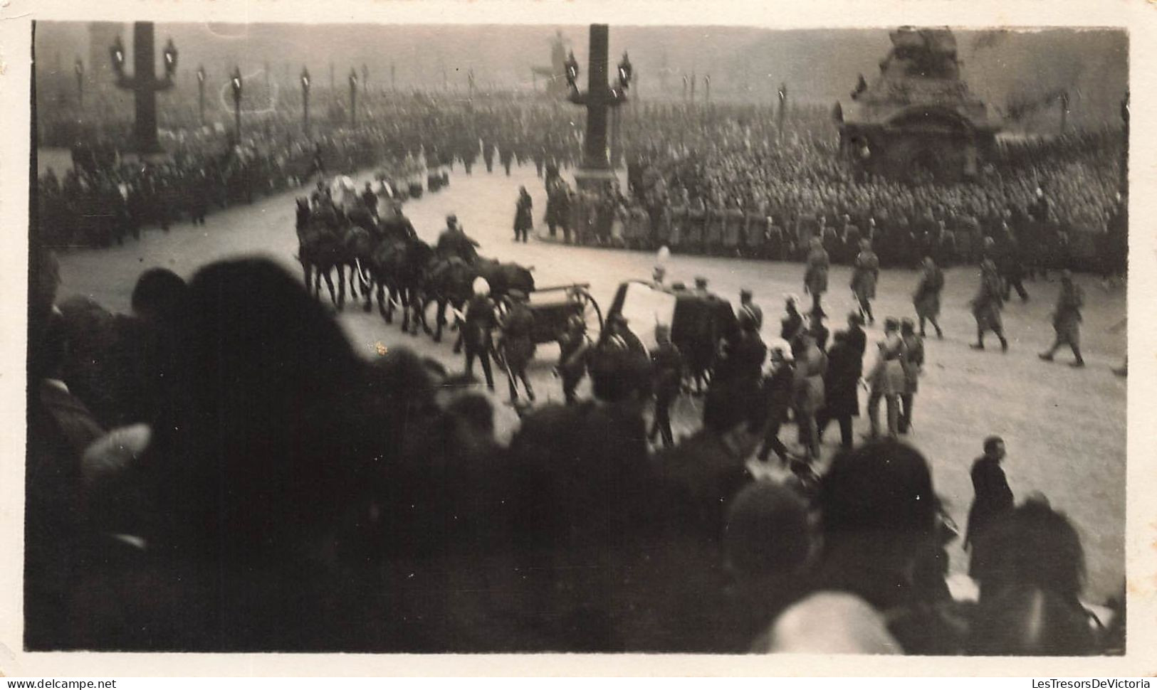 FRANCE - Funérailles Du Marichal Foch - événement Lors D'un Enterrement - Animé - Carte Postale Ancienne - Arc De Triomphe