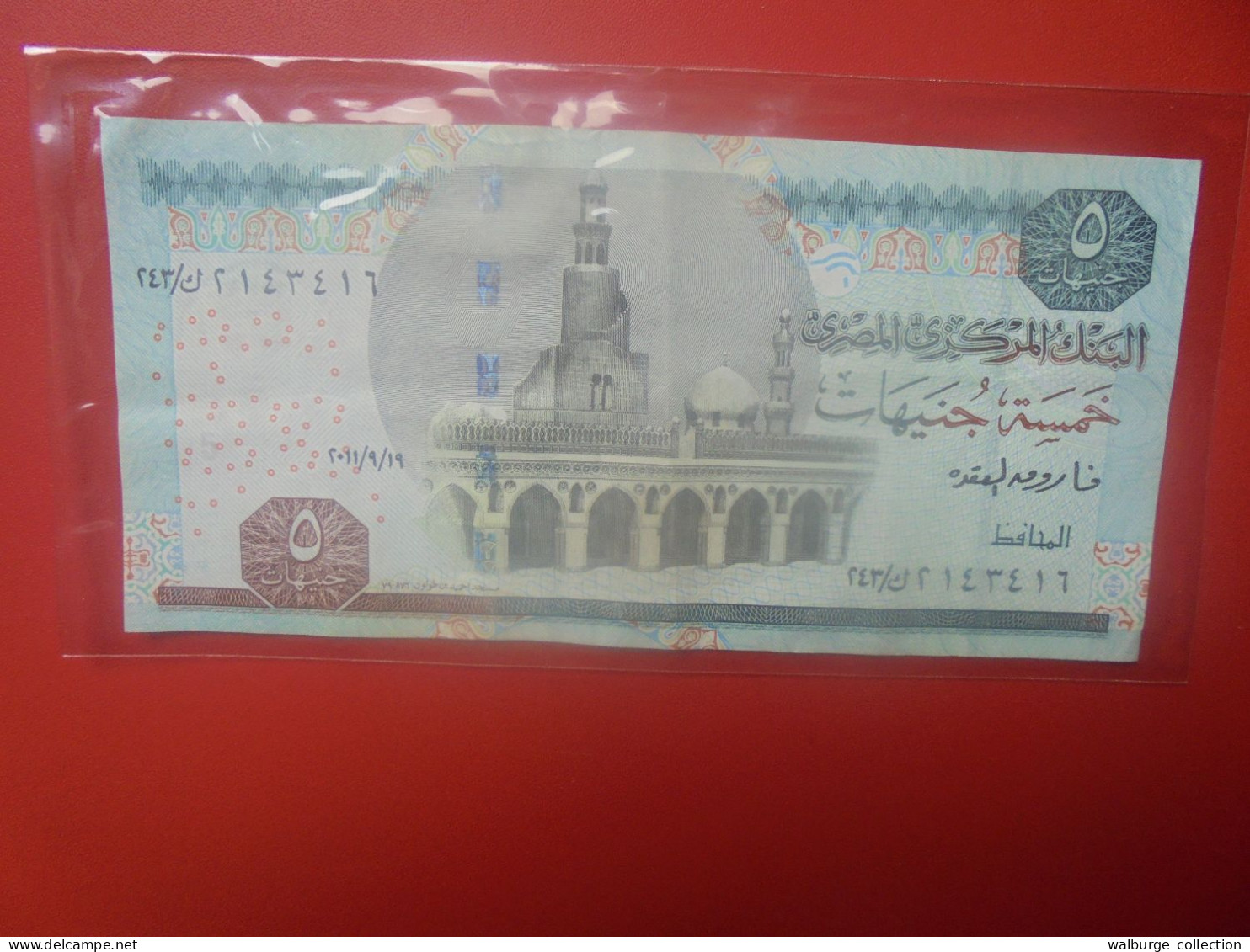 EGYPTE 5 POUNDS 2004-2008 Circuler (B.33) - Egipto