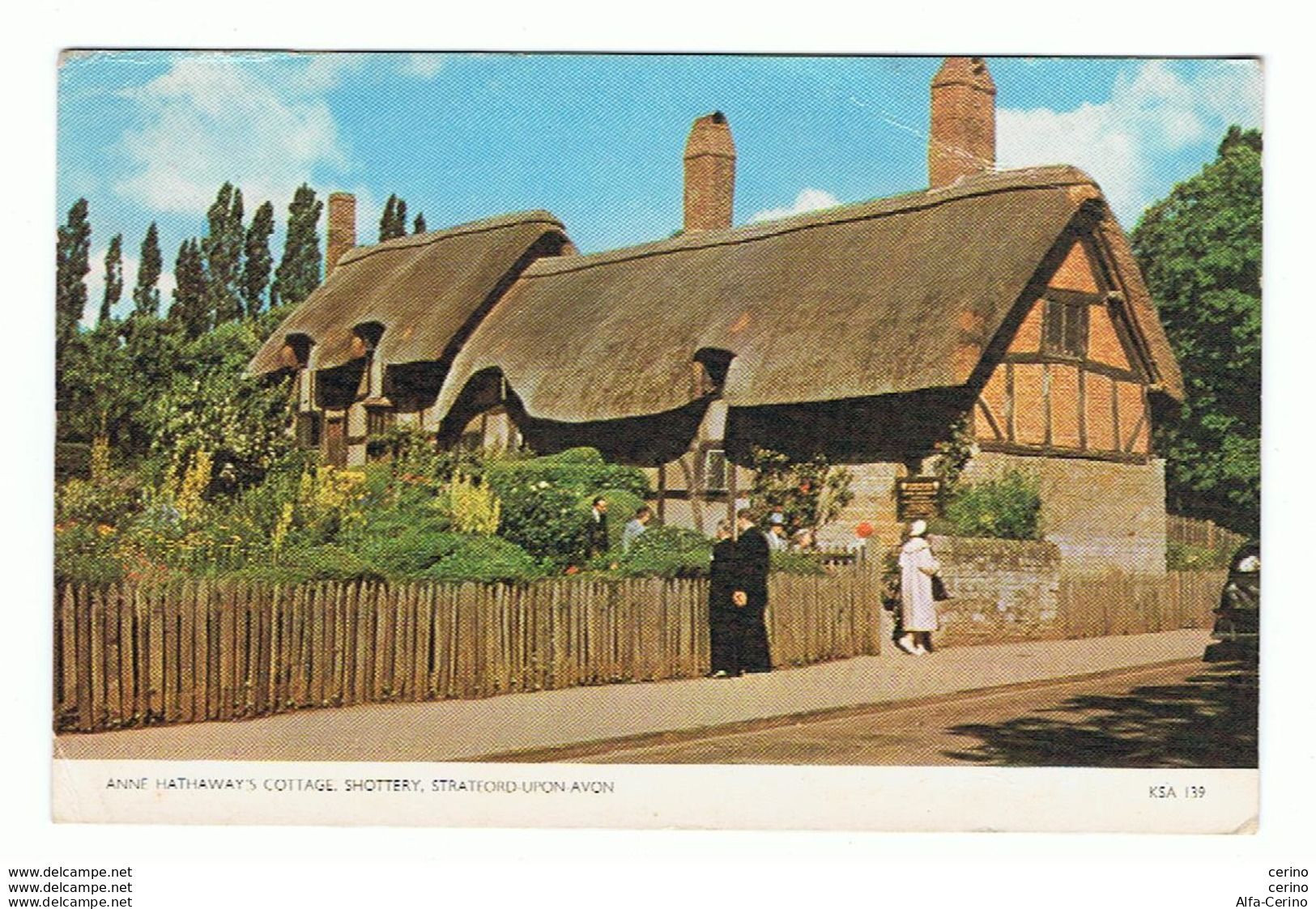 STRATFORD  UPON  AVON:  ANNE  HATHAWAY'S  COTTAGE  -  SHOTTERY  -  TO  ITALY  -  FP - Stratford Upon Avon