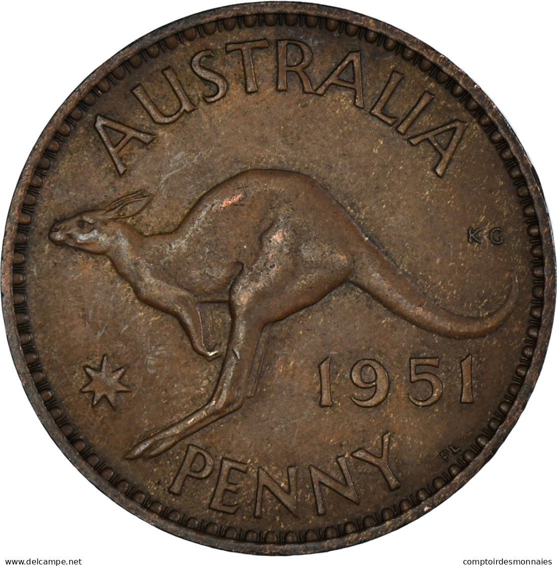 Monnaie, Australie, Penny, 1951 - Penny