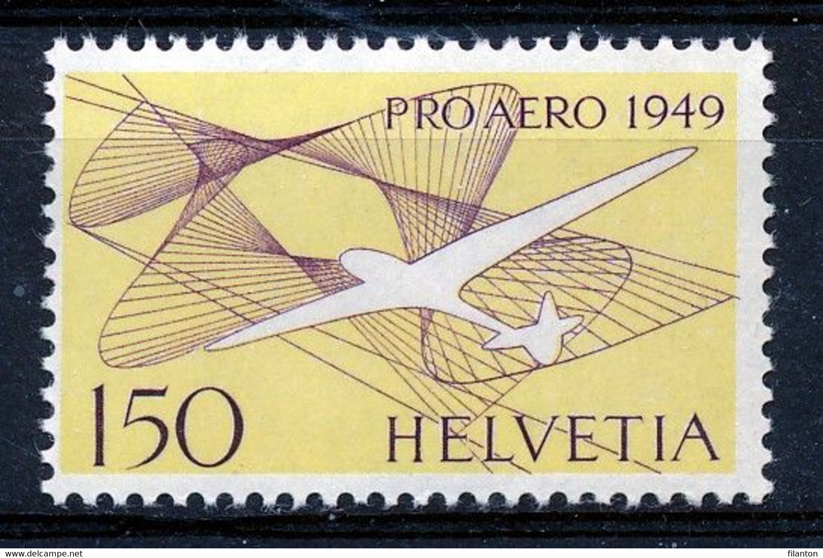 HELVETIA - SBK Nr F45 (Mi 518) - MNH**  - Cote SBK 70,00 CHF - Neufs