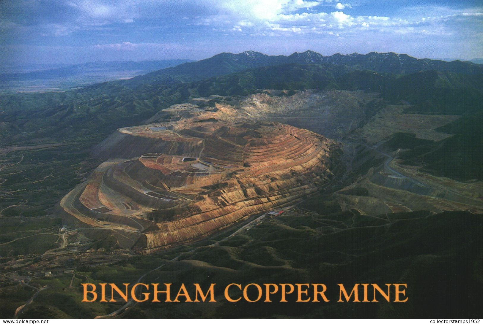 BINGHAM COPPER MINE, SALT LAKE CITY, UTAH, UNITED STATES, POSTCARD - Salt Lake City