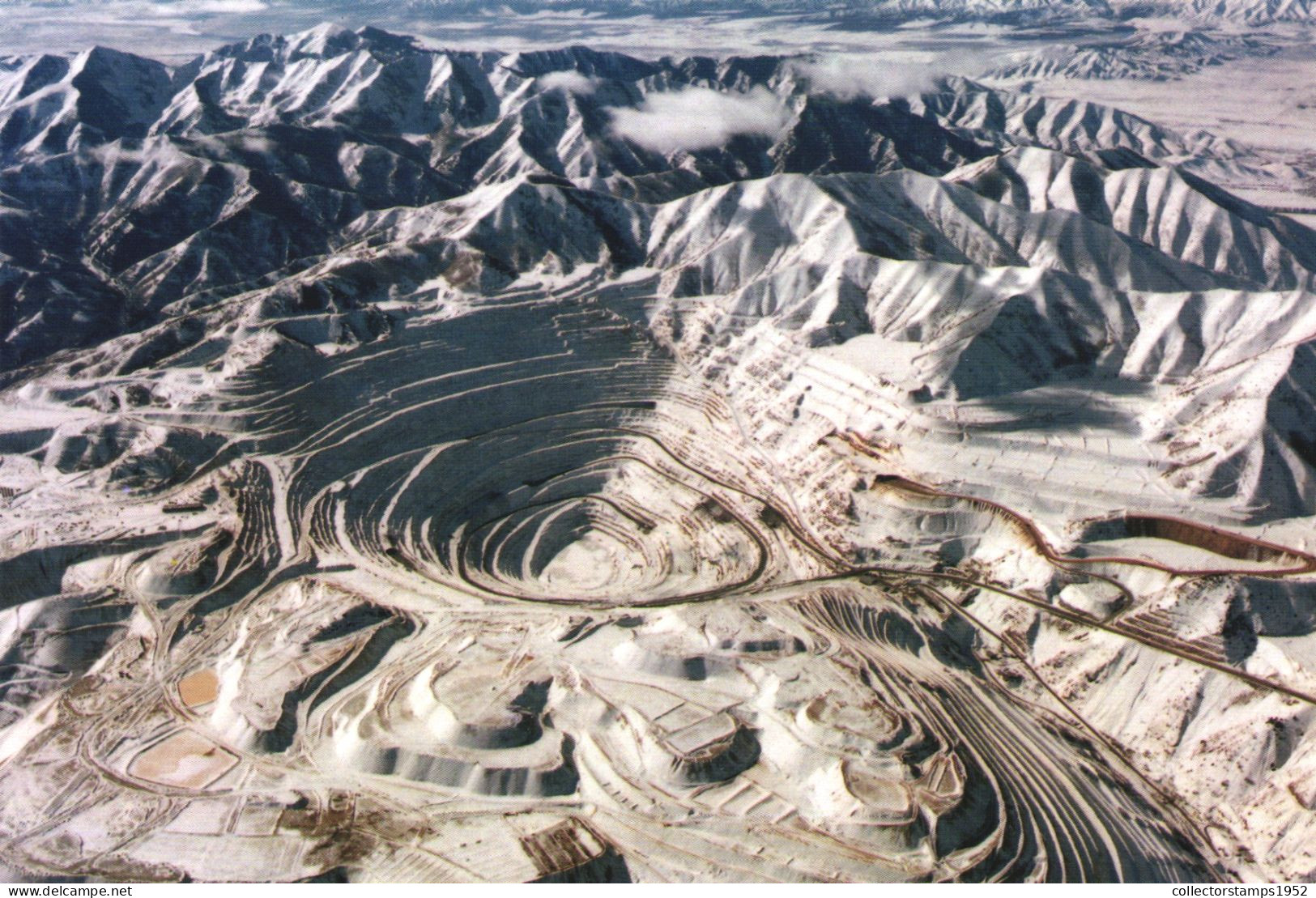 BINGHAM COPPER MINE, SALT LAKE CITY, UTAH, PIT MINE, UNITED STATES, POSTCARD - Salt Lake City