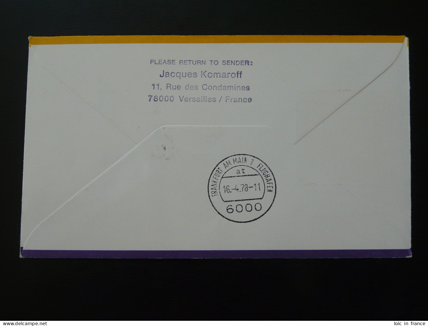 Lettre Premier Vol First Flight Cover Athens Frankfurt Airbus A300 Lufthansa 1978 - Covers & Documents