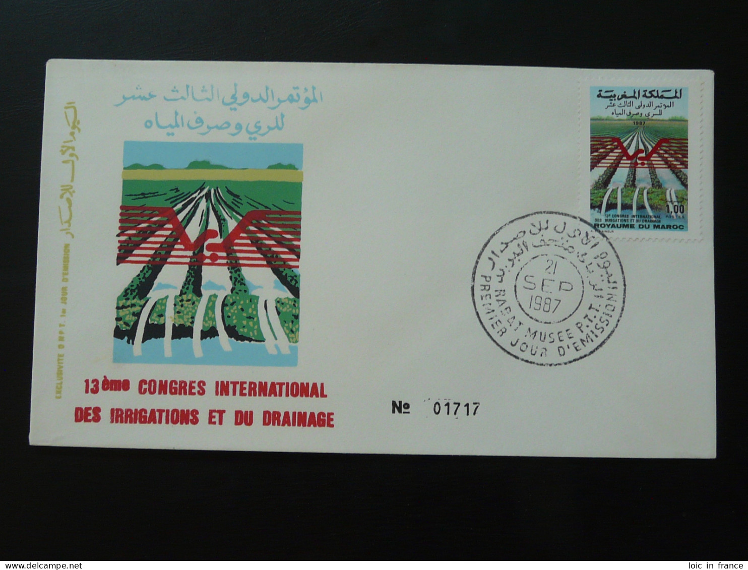 FDC Irrigation Eau Water Agriculture Maroc 1987 - Water