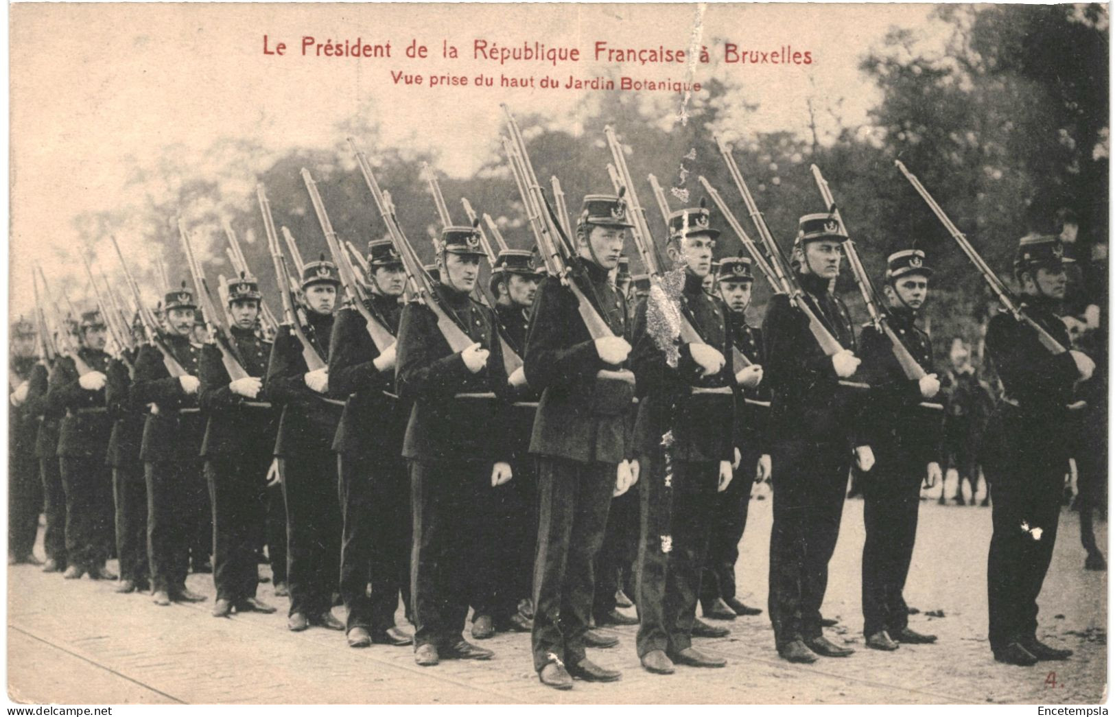 CPA Carte Postale Belgique Bruxelles Visite Du Président De La République Française 1911   VM77526 - Fêtes, événements