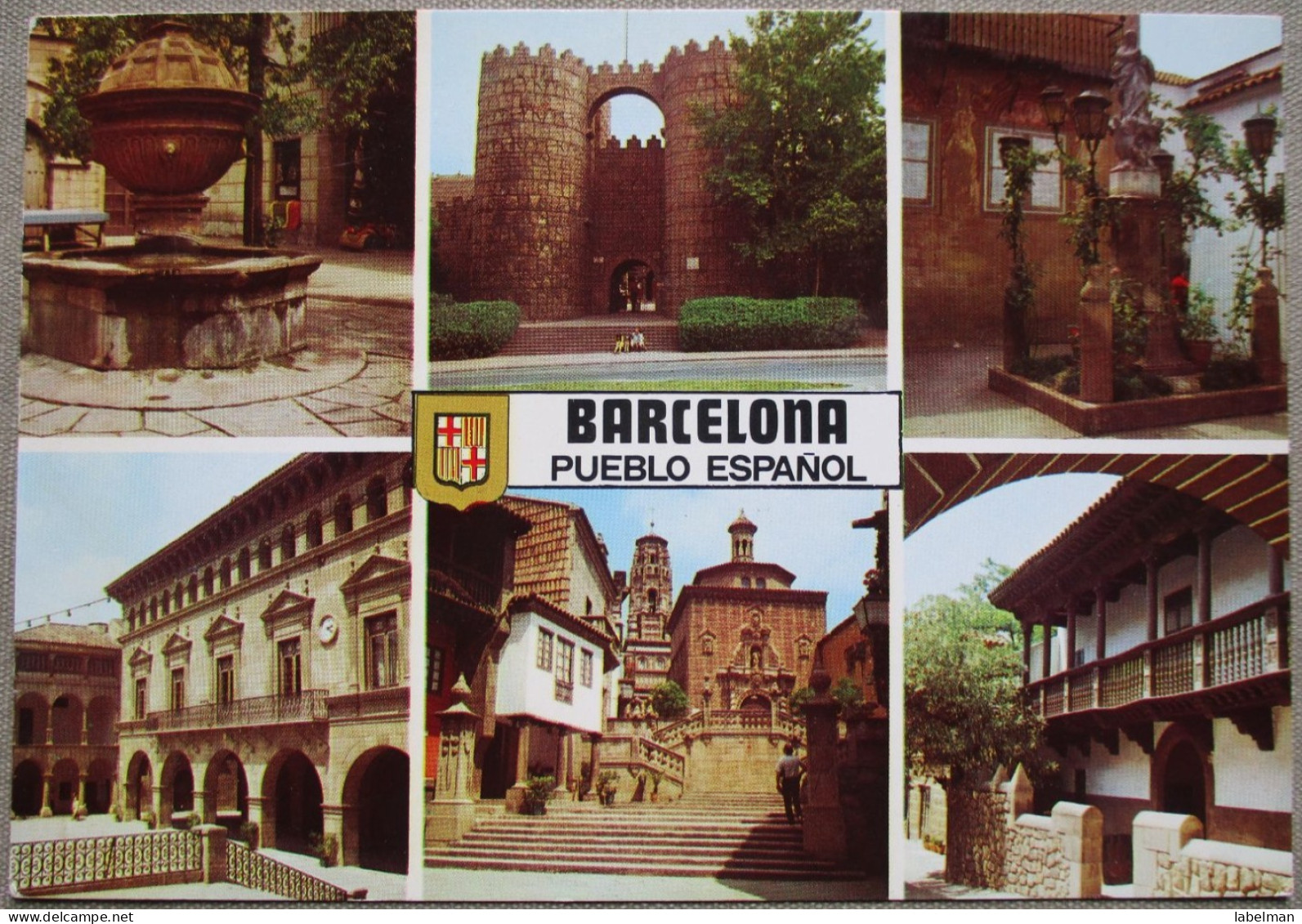 SPAIN SPAGNE BARCELONA MULTI VIEW CARD KARTE TARJETA POSTAL POSTCARD ANSICHTSKARTE CARTE POSTALE CARTOLINA - Segovia