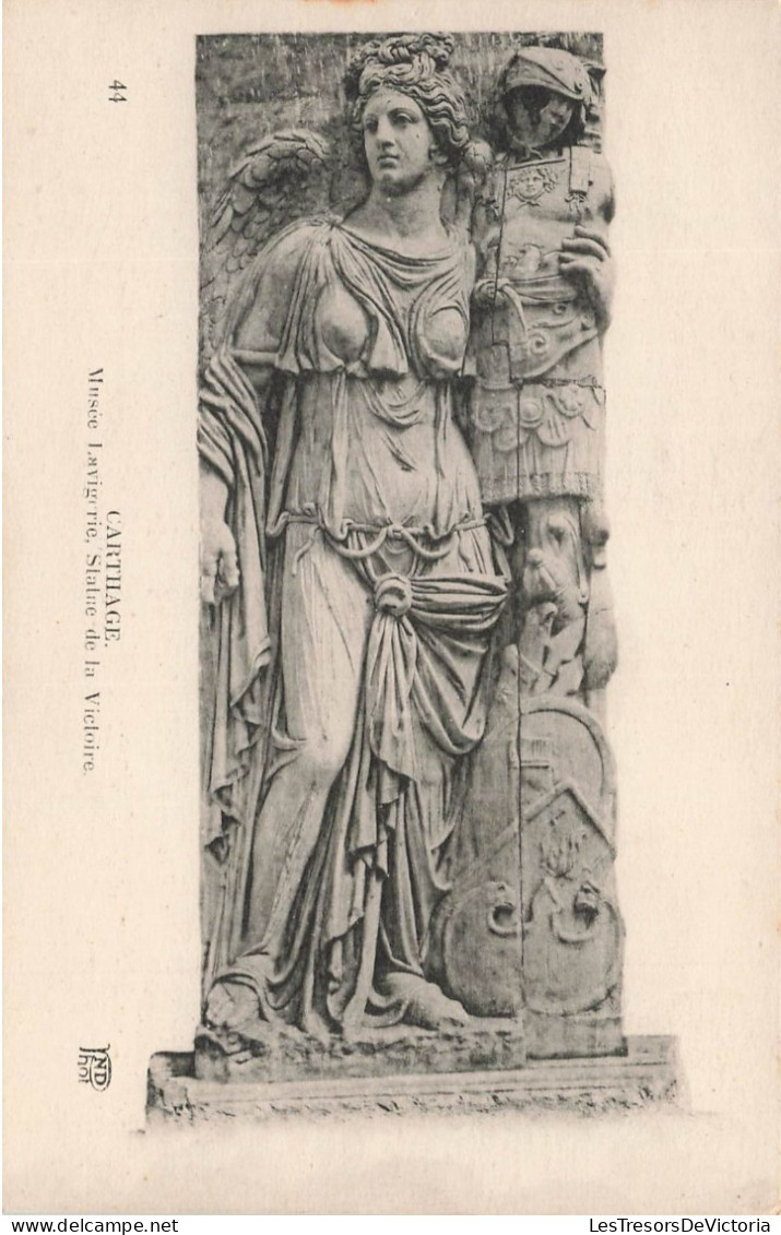 TUNISIE - Carthage - Musée Lavigerie - Statue De La Victoire - Carte Postale Ancienne - Tunisie