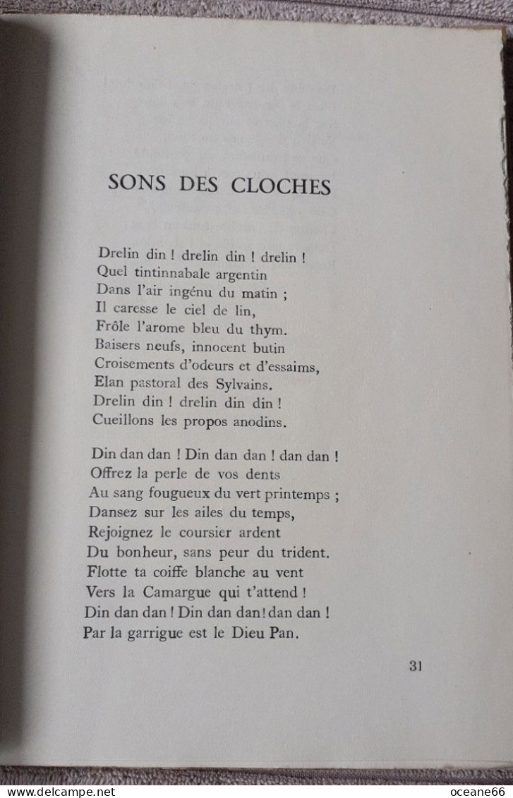 Poemes D'Alice CLUCHIER En Flanant L'Air Sentimental Imprimerie Rulliere Freres Avignon 1949 - Livres Dédicacés