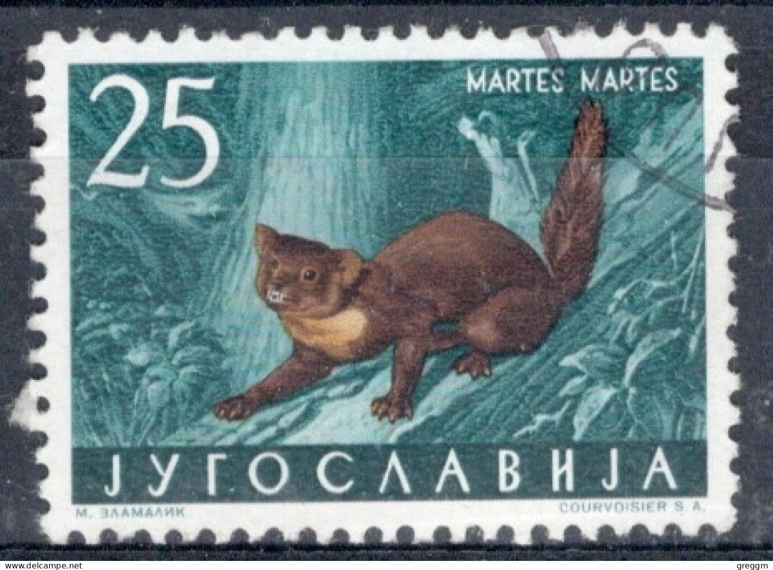 Yugoslavia 1960 Single Local Fauna - Mammals In Fine Used. - Oblitérés
